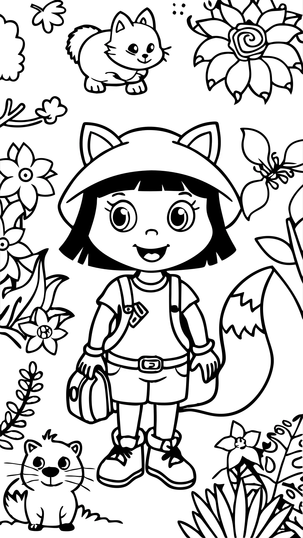 coloring pages dora